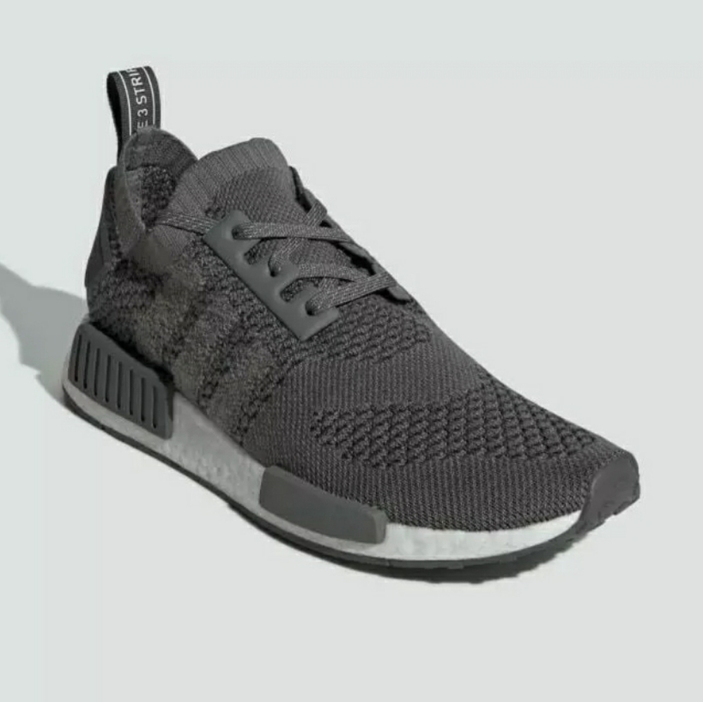 Adidas NMD R1 Primeknit OG Knit "Ash Grey" Shoes - Picture 8 of 13